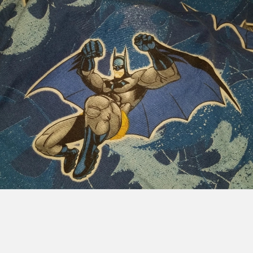 Batman DC  Comics Twin Flat Sheet Fabric Bedding  Boys Bedroom Children